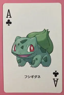 Bulbasaur pokemon Playing Poker Card Leaf green Venusaur Nintendo Japanese - Image 1