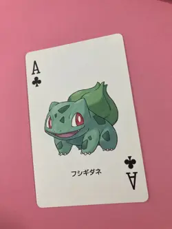 Bulbasaur pokemon Playing Poker Card Leaf green Venusaur Nintendo Japanese - Image 3
