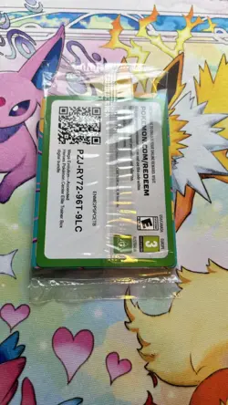 N's Zekrom Ascended Heros ETB Promo Pokemon Center Stamp 2026 sealed - Image 2