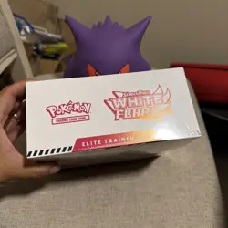 Pokemon Scarlet & Violet White Flare ETB Sealed Box - Image 4