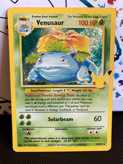 2021 Pokemon Venusaur 15/102 Celebrations Holo | NM | Pack Fresh - Image 1