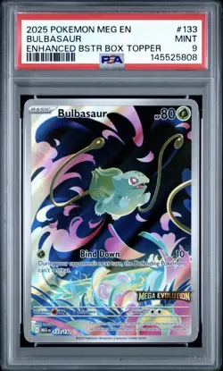Bulbasaur box topper stamp #133 2025 Pokemon Mega Evolution - Image 1