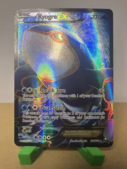 Pokemon TCG Dark Explorers Full Art Holo Ultra Rare Kyogre EX 104/108 - Image 1