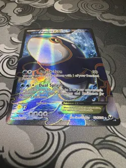 Pokemon TCG Dark Explorers Full Art Holo Ultra Rare Kyogre EX 104/108 - Image 2