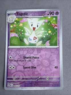 Pokemon TCG * SV Obsidian Flames * 84/197 Togetic REVERSE HOLO Uncommon * NM - Image 1