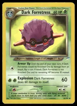 Pokemon Tcg Dark Forretress #35 Pokemon Neo Destiny LP - Image 1
