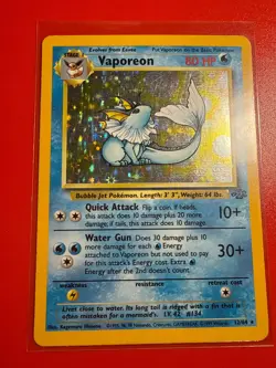 Pokemon TCG Vaporeon Jungle Series Holo Rare 12/64 NM - Image 4