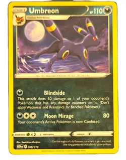 Pokemon Umbreon McDonald's 2024 009/015 Promo Regular Stage 1 English 110HP - Image 1