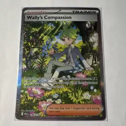 Pokemon Wally's Compassion Me01: Mega Evolution 186/132 Special Illustration Ra… - Image 1