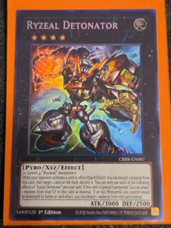 Ryzeal Detonator - CRBR-EN007 - Collector's Rare - 1st Edition NM Yugioh Crossov - Image 1