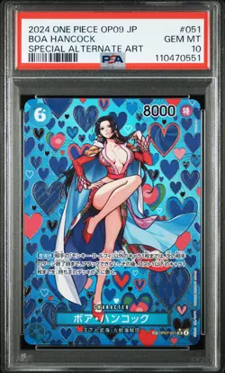 One Piece OP09 Japanese Boa Hancock SP OP07-051 SR PSA 10 - Image 1