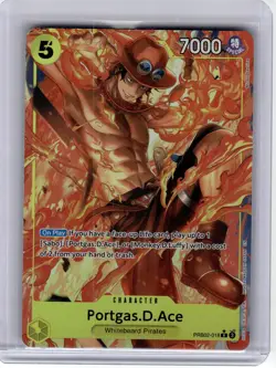 2025 One Piece—Portgas.D.Ace #PRB02-018 The Best Vol. 2—Rare Foil [Alt Art] - Image 1