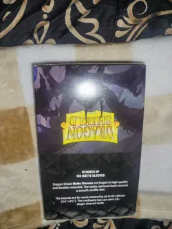 Dragon Shield Matte Black Standard Size Card Sleeves (10 Boxes x 100 Sleeves) 🔥 7426844785508 - Image 5