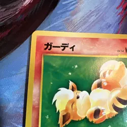 Growlithe No.058 Japanese Neo Destiny Old Back Vintage TCG Pokemon Card - Image 3
