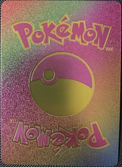 Snorlax Rainbow Foil Fan Art (NON TCG) Textured Collector Card TG10/TG30 Pokemon - Image 2