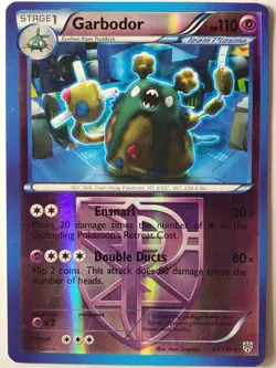 REVERSE HOLO Garbodor 67/135 LP RARE Plasma Storm Pokemon Card $2 Combined Ship - Image 1