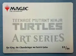 Rat King, the Chaosbringer 53/54 Art Card (Gold-Stamped Signature) NM/M - Image 2