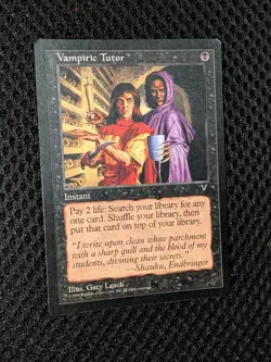 MTG Magic The Gathering - Vampiric Tutor - Visions - Excellent Condition - Image 1