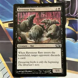 Ravenous Rats - Urza's Destiny - Magic the Gathering MTG LP - Image 1