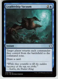 Leadership Vacuum U Commander 2019 9 MTG - Image 1