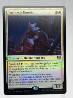 Magic the Gathering – TMNT – Turncoat Kunoichi (Foil) 0026 – Commander - Image 1