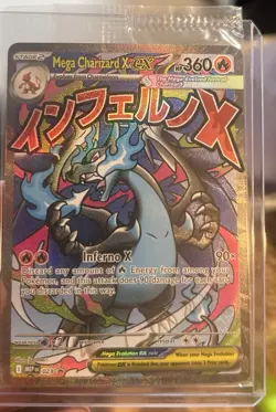 Mega Charizard X ex 023 MEP: Mega Evolution Promo Sealed Pokemon & Holo Coin - Image 2