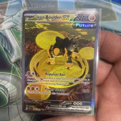 Pokemon TCG Iron Boulder ex 207/162 Temporal Forces Special Illustration Rare - Image 1