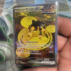 Pokemon TCG Iron Boulder ex 207/162 Temporal Forces Special Illustration Rare - Image 2