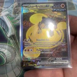 Pokemon TCG Iron Boulder ex 207/162 Temporal Forces Special Illustration Rare - Image 5