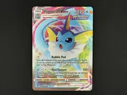 Pokemon TCG SWSH07: Evolving Skies Vaporeon VMAX 030/203 Holo (NM) - Image 2
