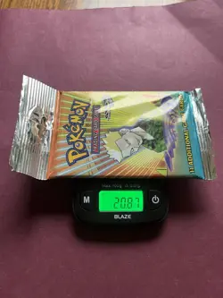 Sealed Pokemon Gym Heroes Lt Surge Booster Pack – Long Crimp 20.87g Vintage 2000 - Image 3