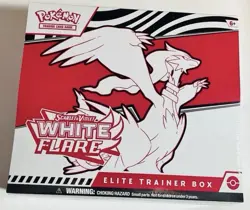 Pokemon TCG Scarlet & Violet White Flare Elite Trainer Box Reshiram - Image 1