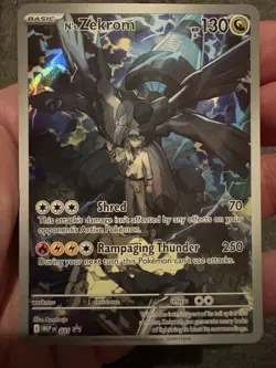 Pokemon TCG N's Zekrom 031 Black Star Promo MEP EN Holo Full Art 130HP 2026 - Image 2