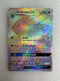Pokemon Umbreon GX 154/149 Full Art Holo Secret Rare SM Base Set NM/LP 200 - Image 1