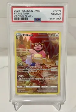 Pokemon Miltank 2023 Crown Zenith GG24/GG70 PSA 10 - Image 1