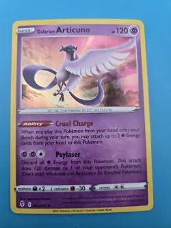 Pokemon TCG Galarian Articuno 63/203 Holo Rare Evolving Skies NM - Image 1