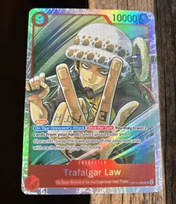 Trafalgar Law One Piece Alt Art OP14-009 (SR) NM-M English - Image 1