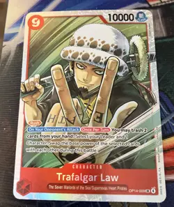 Trafalgar Law One Piece Alt Art OP14-009 (SR) NM-M English - Image 2