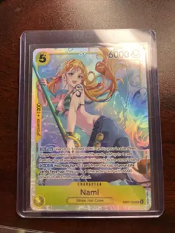 One Piece Heroines EB03-053 SR Nami (NM+) - Image 1