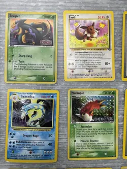 vintage POKEMON TCG card LOT/20 pocket monsters 1996 1998 2008 trainer gyarados - Image 5