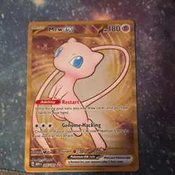 Pokemon Mew EX 205/165 Scarlet & Violet 151 Ultra Rare Full Art Holo Card Metal - Image 1