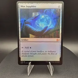 FOIL - Mox Sapphire - Custom Magic: The Gathering Card - High-Quality - Image 2