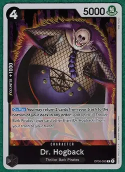 Dr. Hogback (Foil) - Wings Of The Captain OP06-090 - One Piece CCG Card - Image 2