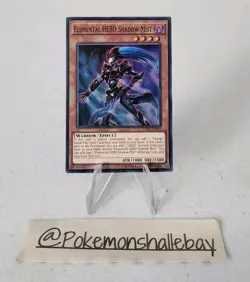 Elemental HERO Shadow Mist SDHS-EN001 *NM* Unlimited Edition Super Rare Card - Image 1
