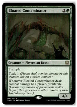 MTG Bloated Contaminator - Phyrexia: All Will Be One Moderately Played English - Image 1