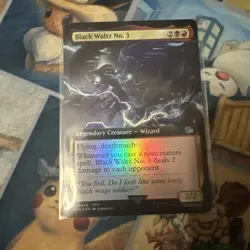 Black Waltz No. 3 (Extended Art) Final Fantasy Foil NM Magic The Gathering - Image 1