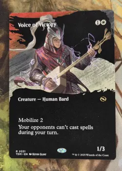 Voice of Victory | Tarkir: Dragonstorm (TDM) | 331 Showcase, Borderless | MTG - Image 1