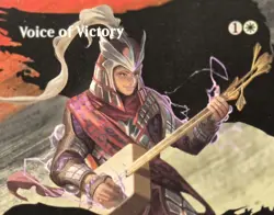 Voice of Victory | Tarkir: Dragonstorm (TDM) | 331 Showcase, Borderless | MTG - Image 3