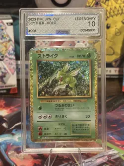 2023 Pokemon TCG: Scyther Holo 006/032 Classic Collection AGS Legendary 10 - Image 1