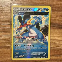 Swampert (Alpha) 36/160 XY - Primal Clash Reverse Holo Rare Pokemon TCG - Image 1